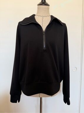 PRETTYGARDEN Women's Fall Half Zip Cropped Hoodie Sweatshirt